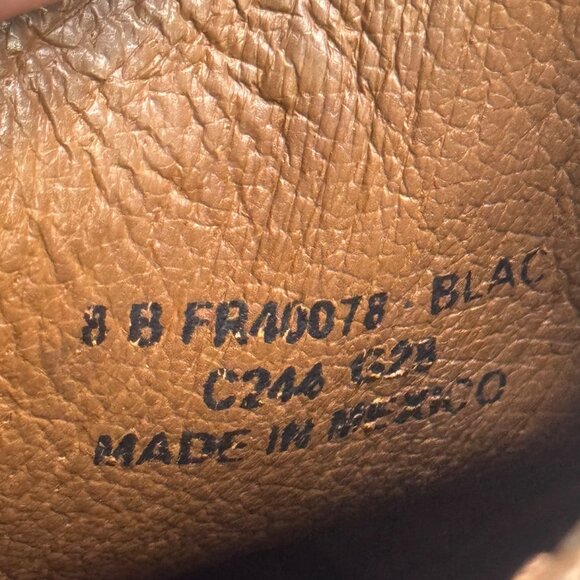 Black Leather Ankle Boots - Picture 8 of 11